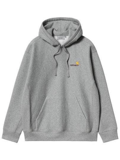 American Script Hoodie Grey Heather - CARHARTT WIP - BALAAN 2