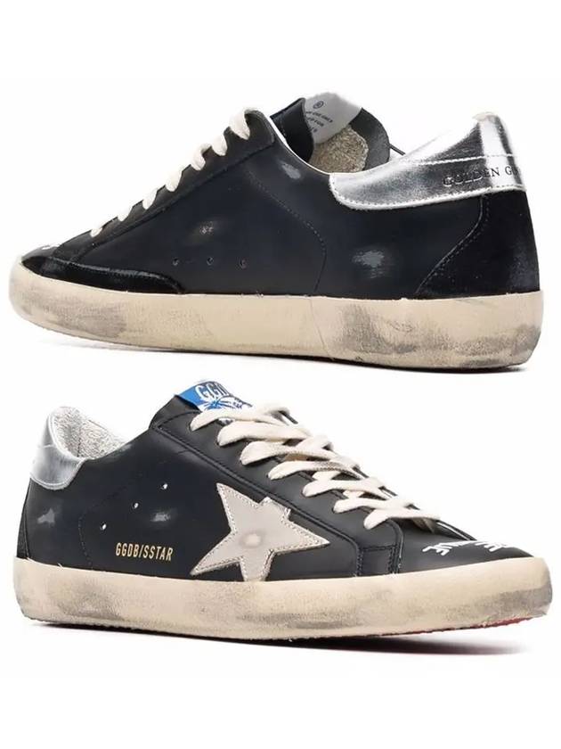 Superstar Low Top Sneakers Silver Black - GOLDEN GOOSE - BALAAN 2