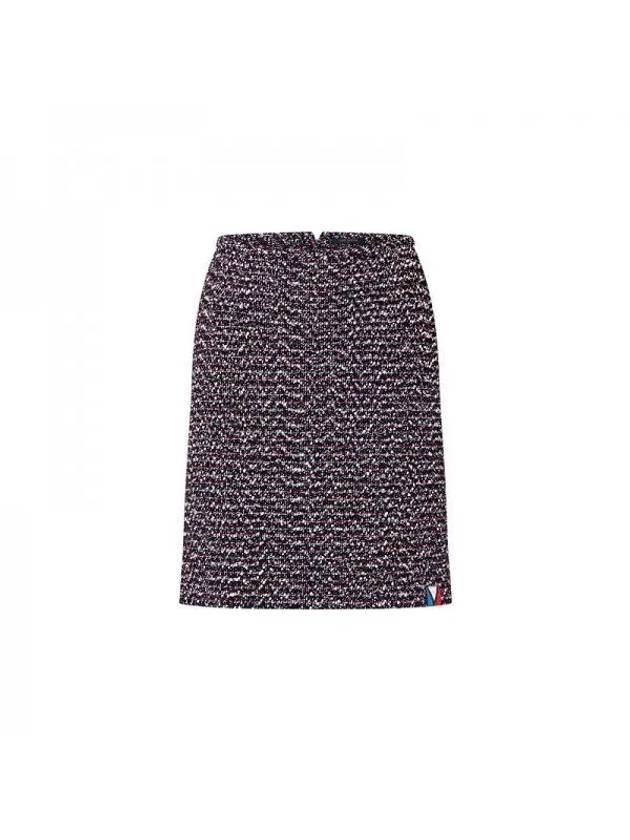 Tricolor Boucl? Tweed Skirt 1AC1T4 - LOUIS VUITTON - BALAAN 1