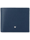 Meisterstuck Soft Grain Half Wallet Navy - MONTBLANC - 2