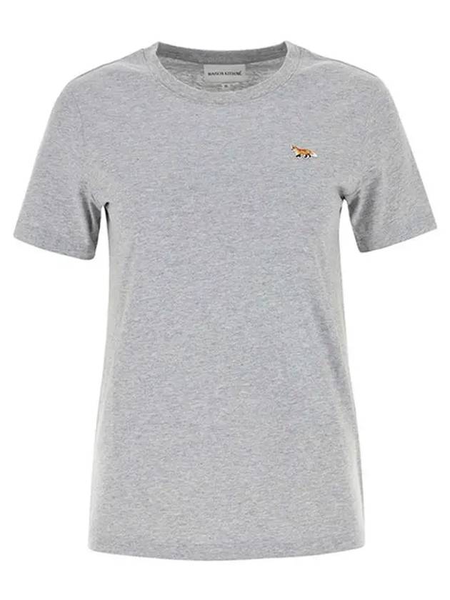 Baby Fox Patch Regular Short Sleeve T-Shirt Grey - MAISON KITSUNE - BALAAN 2