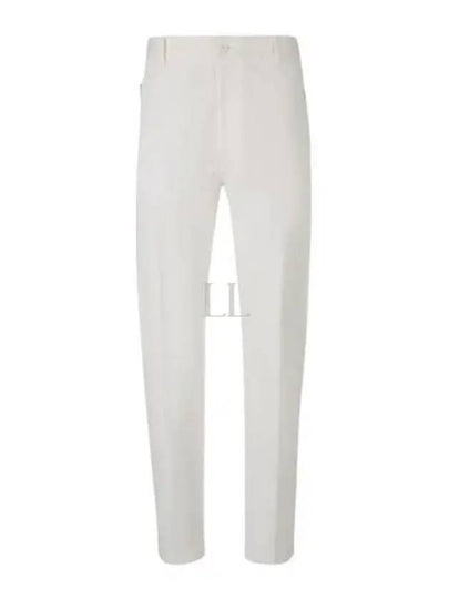 Gabardine Straight Pants White - MONCLER - BALAAN 2