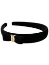 Vara Bow Headband Black - SALVATORE FERRAGAMO - BALAAN 2