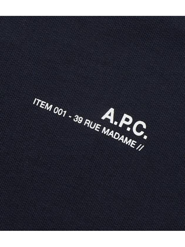 Women's Item F Sweatshirt Navy - A.P.C. - BALAAN 5