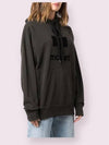 Mansel Logo Hoodie Faded Black - ISABEL MARANT - BALAAN 2