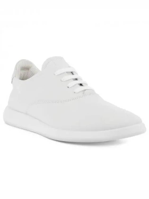 Women's Minimalist Leather Low Top Sneakers White - ECCO - BALAAN 2