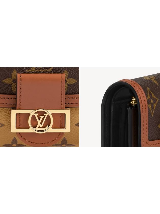 Monogram Dauphine Compact Half Wallet Brown - LOUIS VUITTON - BALAAN 6