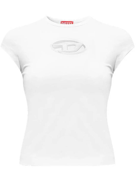 T Angie Peekaboo Logo Short Sleeve T-Shirt White - DIESEL - BALAAN 2