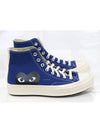 Men's Comme des Garçons Converse Chuck Taylor Signature Heart Logo High Top Blue - COMME DES GARCONS PLAY - BALAAN 2