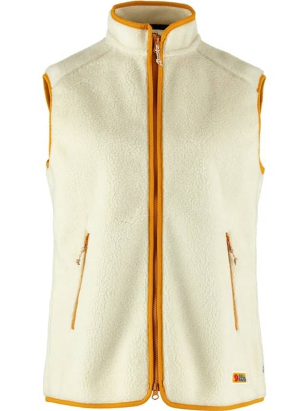 Vardag Pile Fleece Vest Ivory - FJALL RAVEN - BALAAN 1