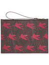 Paisley Pegasus Clutch Bag Brown Red - ETRO - BALAAN 4