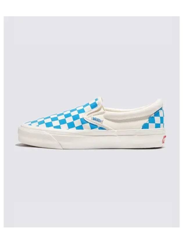 MTE Slip On Reissue 98 Checkerboard Cyan Blue VN000CWA0H71 - VANS - BALAAN 2