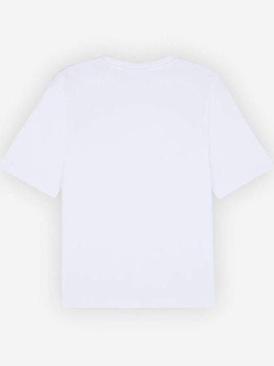 Handwriting Comfort Fit Short Sleeve T-Shirt White - MAISON KITSUNE - BALAAN 2