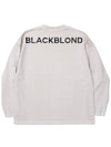 BBD Hidden Slogan Pigment Long T Shirt Sand - BLACKBLOND - BALAAN 3