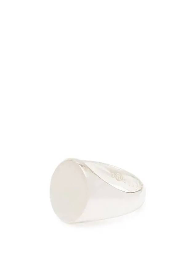 Maison Margiela Matte Top Face Sterling Silver Signet Object Ring Ring - MAISON MARGIELA - BALAAN 2