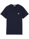 Fox Head Patch Classic Short Sleeve T-Shirt Navy - MAISON KITSUNE - BALAAN 2