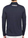 Golf Wear Polo Long Sleeve T-Shirt G00556 157 - HYDROGEN - BALAAN 4