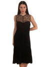 Roberto Cavalli ML size women's onepiece black frill lace dress - ROBERTO CAVALLI - BALAAN 1