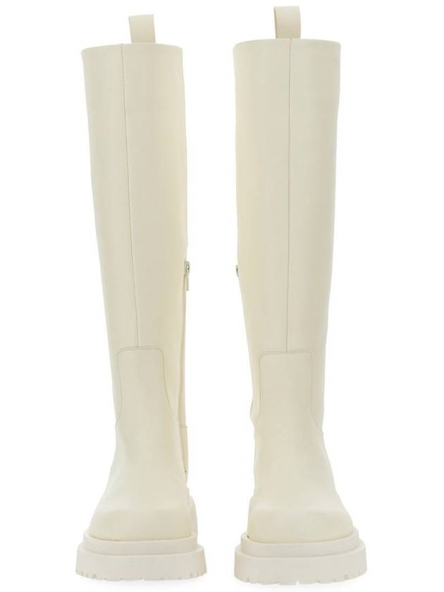 Leonie Hanne leather long boots milk - LIU JO - BALAAN 3