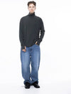 Men s M243TP04KA Spandex Finger Warmer Turtleneck Polar T shirt Khaki - CHANCE'S NOI - BALAAN 3