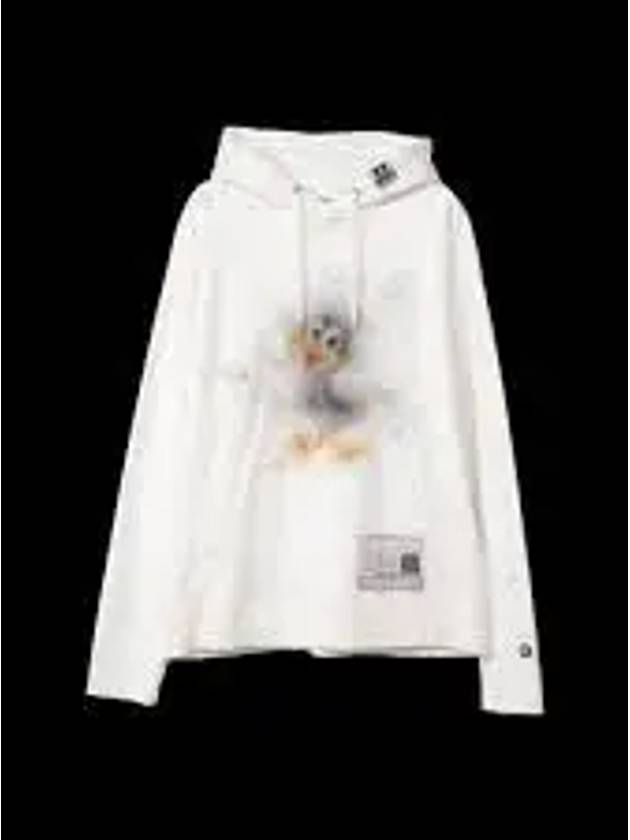 Duck Printed Hoodie White - MIHARA YASUHIRO - BALAAN 2