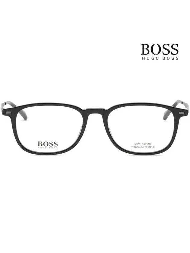 Hugo Boss glasses frame BOSS1095 807 horn rim titanium ultra light men's fashion - HUGO BOSS - BALAAN 3