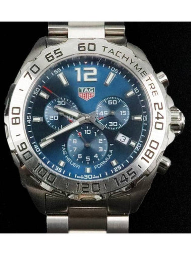 Men s Tag Heuer CAZ101K BA0842 43MM Steel Quartz Chronograph Formula 1 Watch gt Gangbuk used luxury goods - TAG HEUER - BALAAN 1