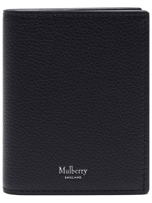 Tri-Fold Small Classic Grain Half Wallet Black - MULBERRY - BALAAN 2