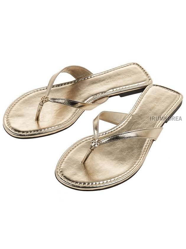 flat leather flip flops - TORY BURCH - BALAAN 2