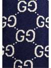 GG Wool Jacquard Knit Top Blue - GUCCI - BALAAN 5