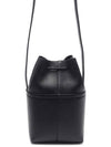 Gancini Mini Bucket Bag Black - SALVATORE FERRAGAMO - BALAAN 5