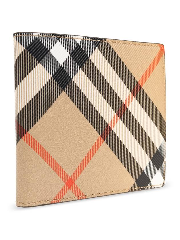 Check Half Wallet Beige - BURBERRY - BALAAN 5