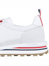 Fine Kid Suede Tech Runner White - THOM BROWNE - BALAAN 7