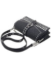 Grizzini Small Stud Shoulder Bag Black - MICHAEL KORS - BALAAN 5