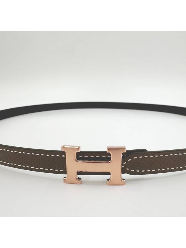 Focus Belt 13mm Women s Double Sided Reversible Leather Strap Etope H065538CABD - HERMES - BALAAN 1