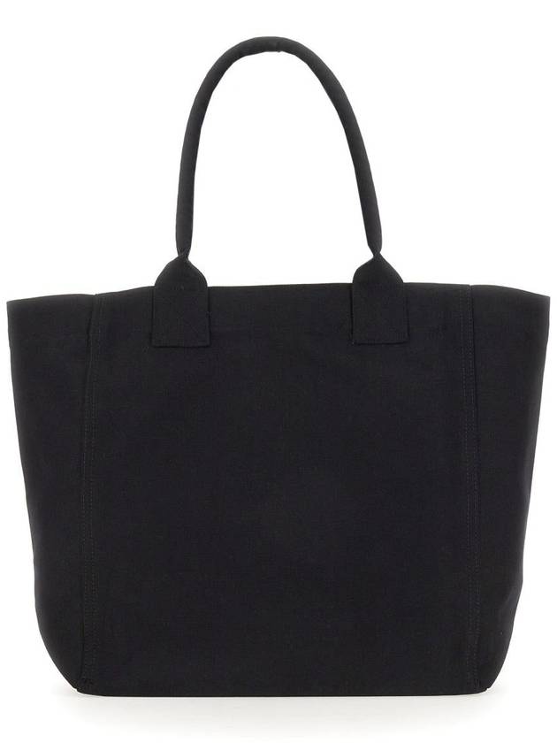 Small Yenky Logo Tote Bag Black - ISABEL MARANT - BALAAN 3