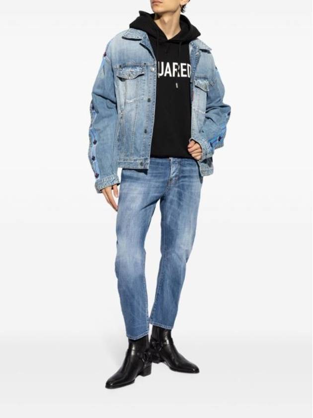 Vintage Wash Bro Jeans Blue - DSQUARED2 - BALAAN 6