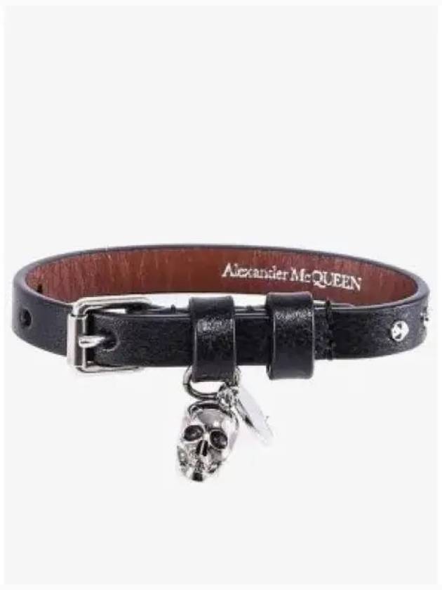 Skull Stud Bracelet Black - ALEXANDER MCQUEEN - BALAAN 2