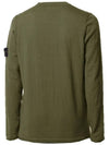 Wappen Patch Crew Neck Knit Top Khaki - STONE ISLAND - BALAAN 4