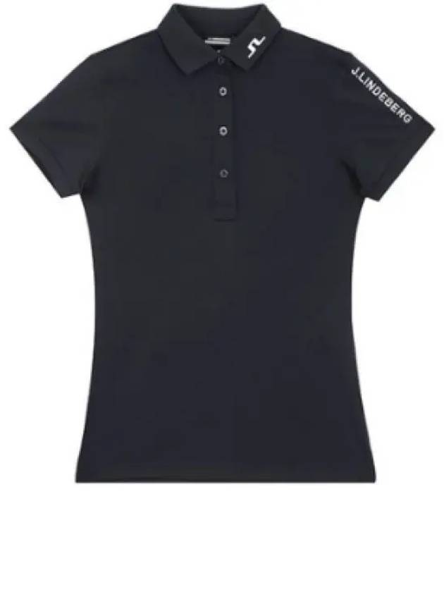 Women's Tour Tech Golf Polo Black - J.LINDEBERG - BALAAN 2