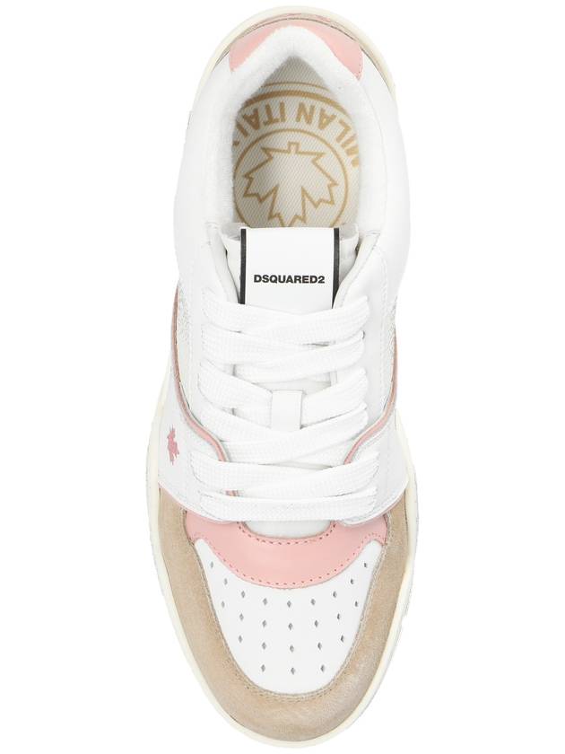 Women's SPIKER LEATHER SNEAKERS SNW031501607269M2864 - DSQUARED2 - BALAAN 7