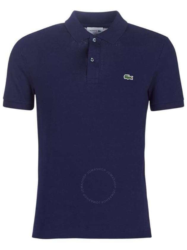 Slim Fit Short Sleeve Polo Shirt Navy - LACOSTE - BALAAN 2