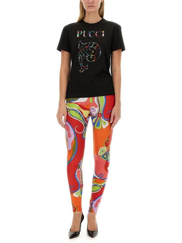 Pucci T-Shirt With Logo - EMILIO PUCCI - BALAAN 2