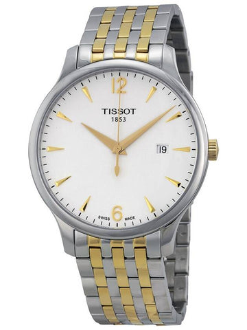 Tissot T-Classic Tradition White Dial Men's Watch T0636102203700 - TISSOT - BALAAN 1