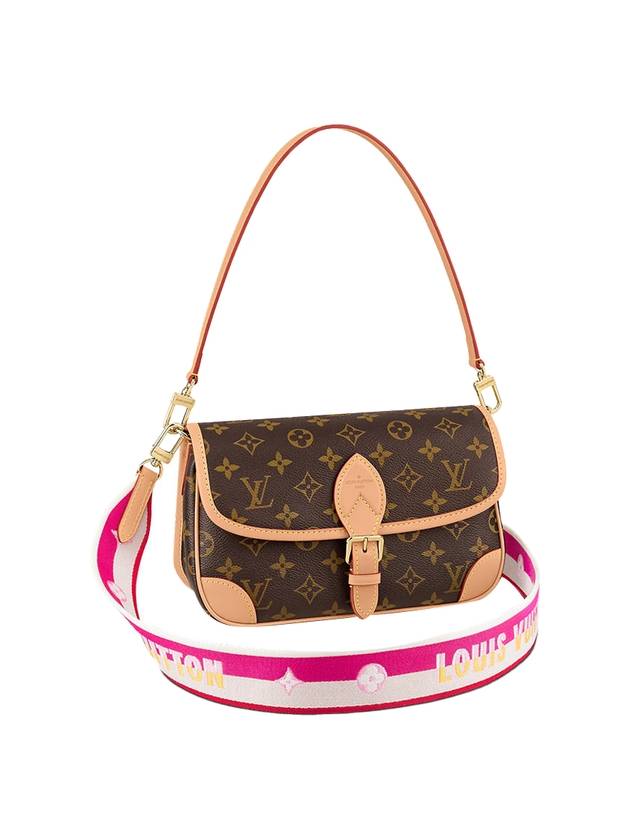 Diane Monogram Canvas Shoulder Bag Fuchsia Brown - LOUIS VUITTON - BALAAN 1