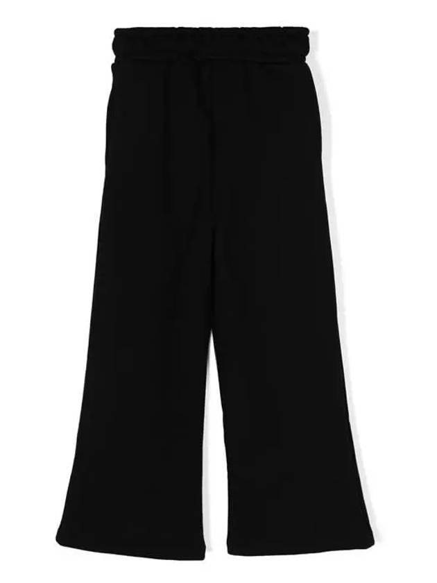 Kids Logo Comfort Track Pants Black - MSGM - BALAAN 2