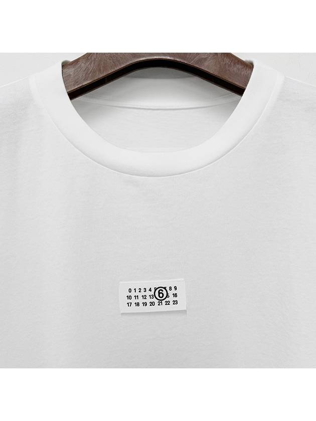 Logo Crew Neck Short Sleeve T-Shirt White - MAISON MARGIELA - BALAAN 4