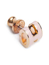 Pop ash earrings rose gold pink full set - HERMES - BALAAN 6