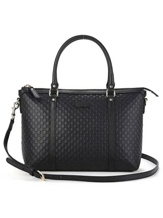 Microssima Two Way Tote Bag Black - GUCCI - BALAAN 2