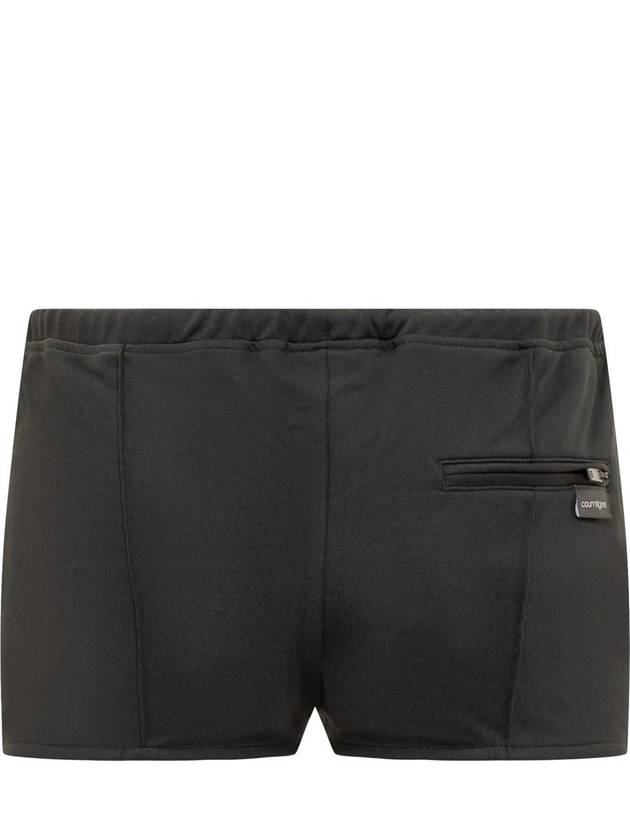 women s shorts jersey interlock mini - COURREGES - BALAAN 3